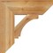 Ekena Millwork Imperial Slat Rough Sawn Bracket, Western Red Cedar, 6"W x 22"D x 22"H BKT06X22X22IMP06RWR - alternate 3